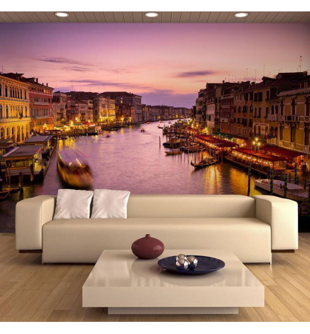 Fotobehang - City of lovers, Venice by night