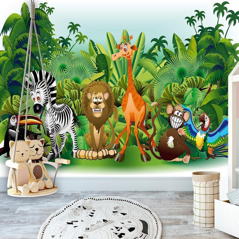 34,00 € Fotobehang - Jungle Animals
