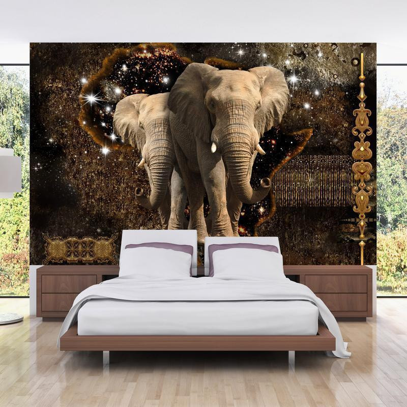 34,00 € Wall Mural - Brown Elephants