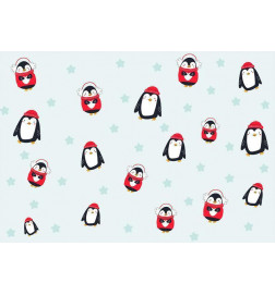 Fototapetti - Brawling Penguins