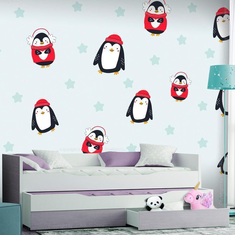 34,00 € Wall Mural - Brawling Penguins