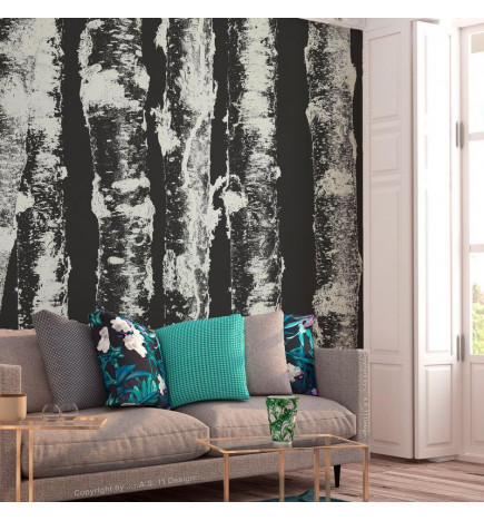 Mural de parede - Stately Birches - Second Variant