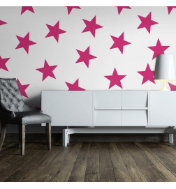 Mural de parede - Pink Star