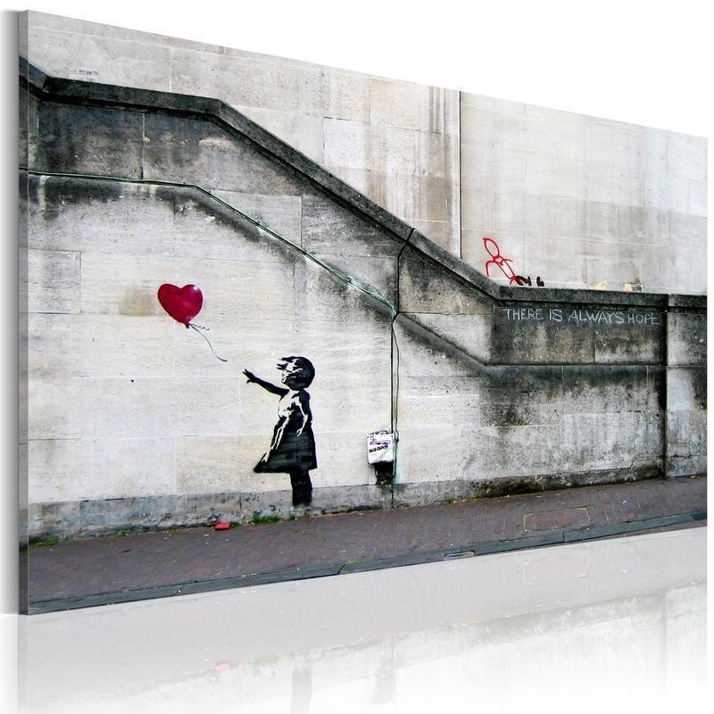 31,90 € Canvas Print - There is always hope (Banksy)