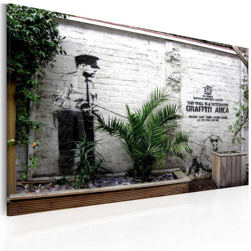 31,90 € Schilderij - Graffiti area (Banksy)