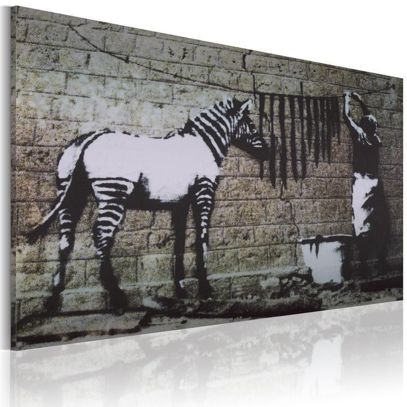 31,90 € Cuadro - Zebra washing (Banksy)