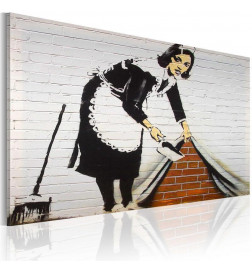 Paveikslas - Cleaning lady (Banksy)