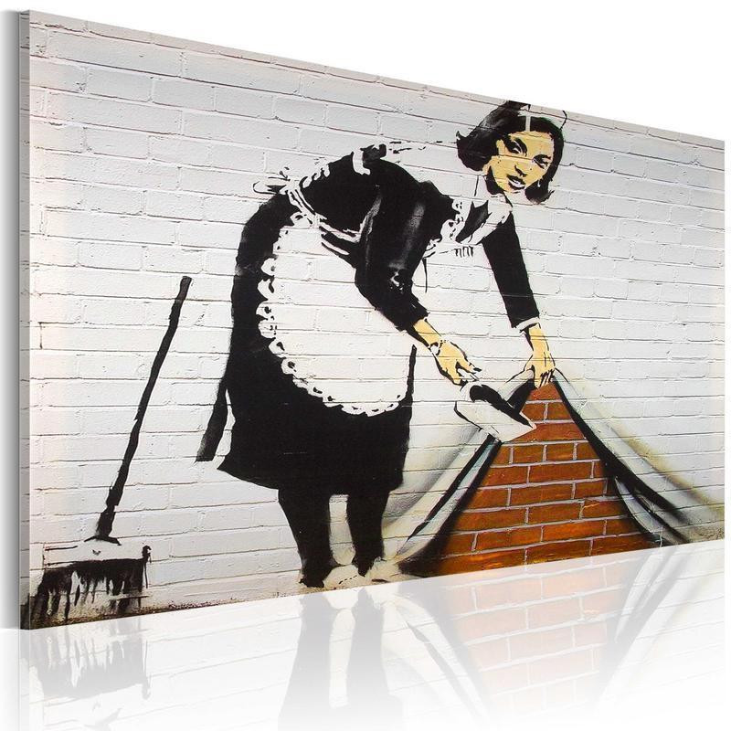 31,90 €Tableau - Cleaning lady (Banksy)