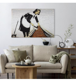 Tableau - Cleaning lady (Banksy)