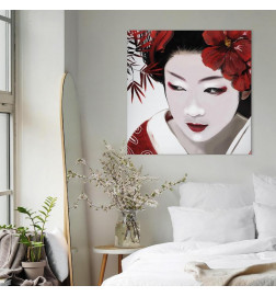 Leinwandbild - Japanese Geisha