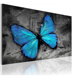 Schilderij - The study of butterfly