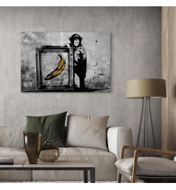 Tableau - Inspired by Banksy - black and white