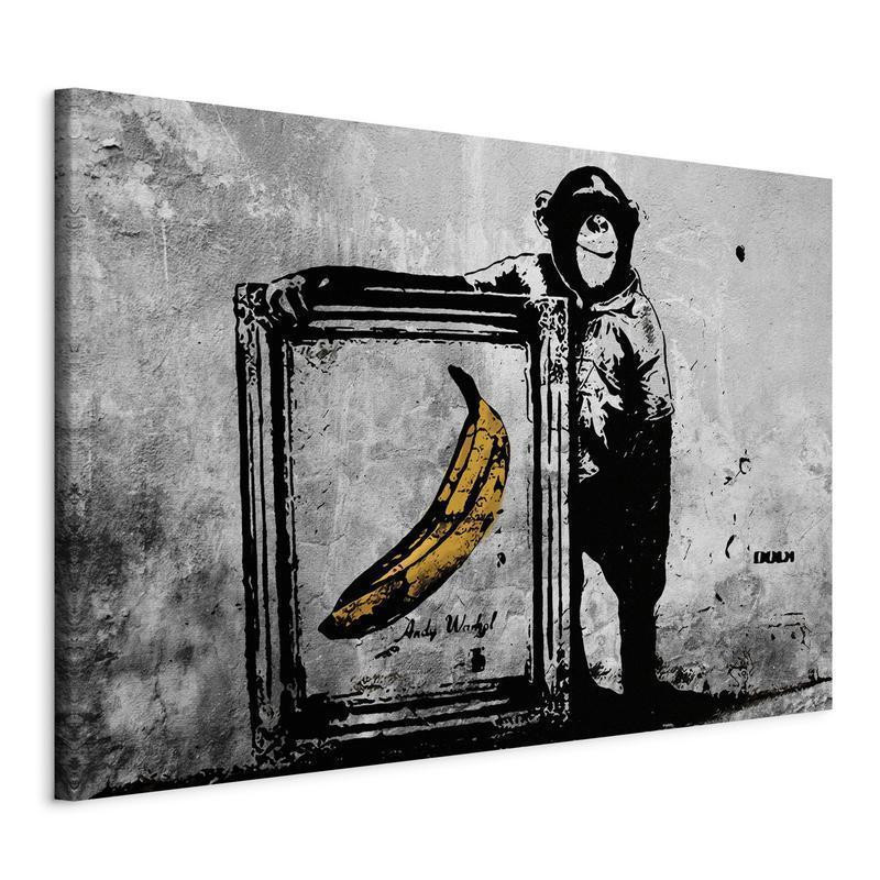 31,90 € Glezna - Inspired by Banksy - black and white