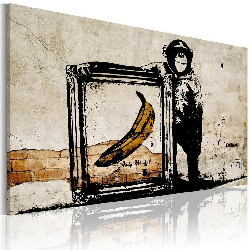 31,90 € Seinapilt - Inspired by Banksy - sepia