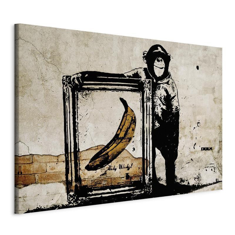 31,90 € Seinapilt - Inspired by Banksy - sepia