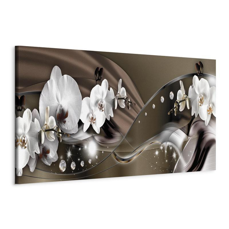 82,90 € Canvas Print - Chocolate Dance of Orchid