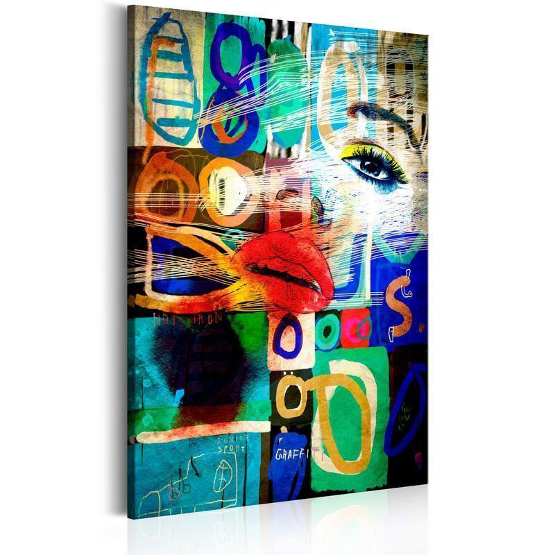 31,90 € Schilderij - Kiss of Modernity