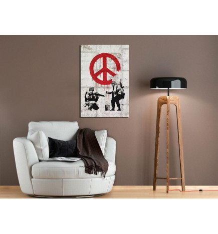 Paveikslas - Soldiers Painting Peace by Banksy