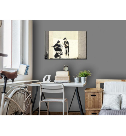 61,90 € Seinapilt - Sniper and Child by Banksy