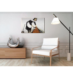Canvas Print - Maid in London by Banksy