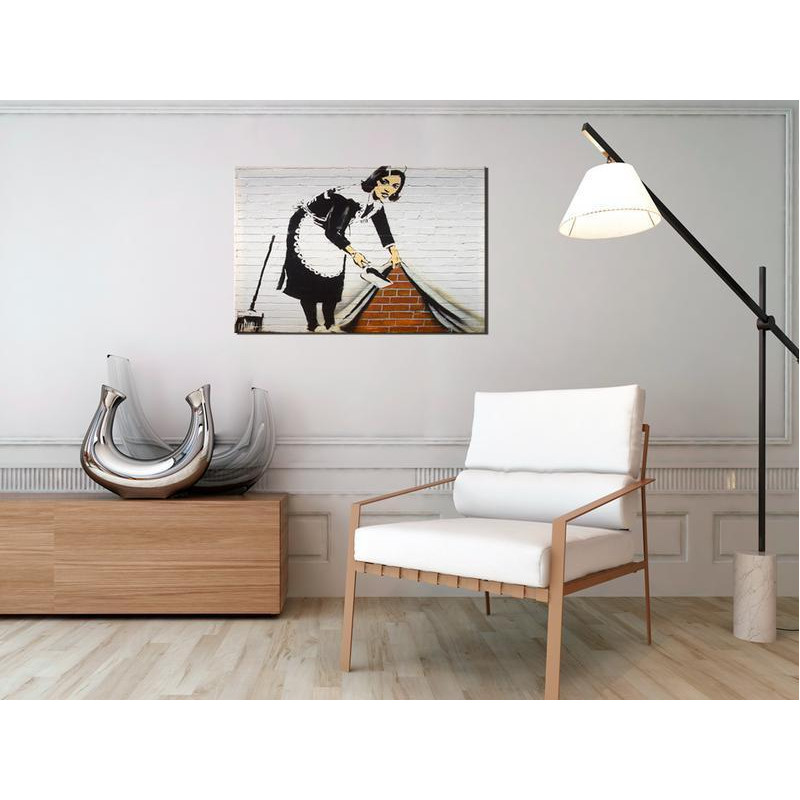 31,90 € Canvas Print - Maid in London by Banksy