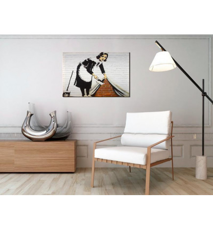 Canvas Print - Maid in London by Banksy