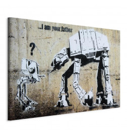 Canvas Print - I Am Your Father by Banksy