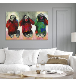 Seinapilt - Three Wise Monkeys