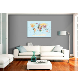 61,90 € Cuadro - World Map: Travel with Me