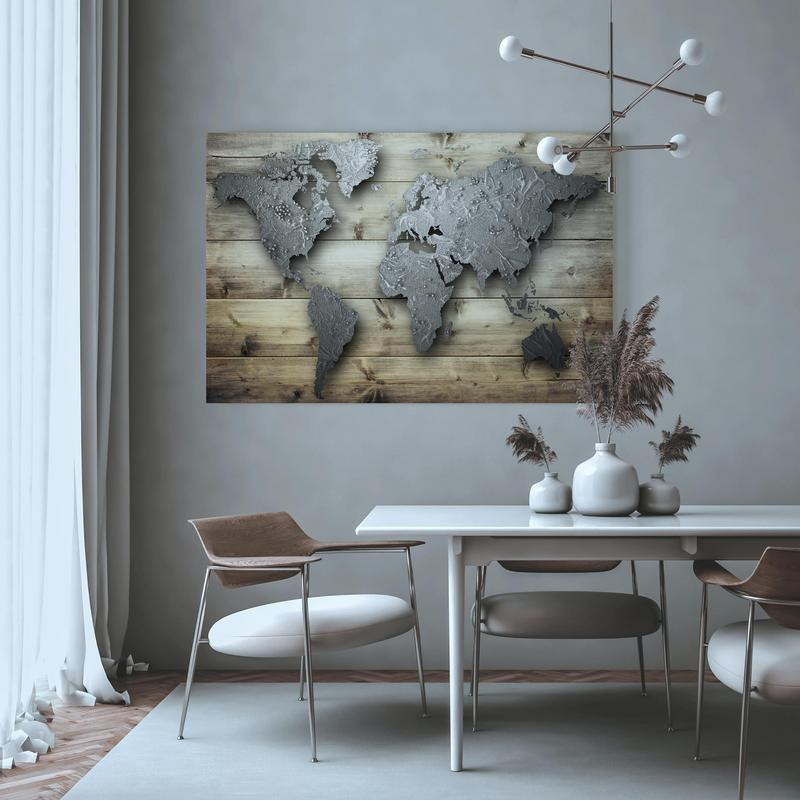 31,90 € Canvas Print - Silver World