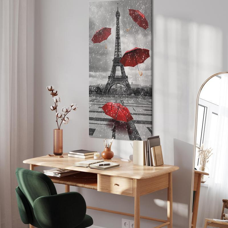 88,90 € Glezna - Paris: Red Umbrellas