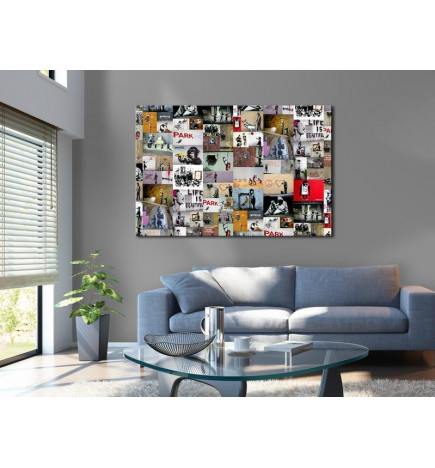Canvas Print - Art of Collage: Banksy