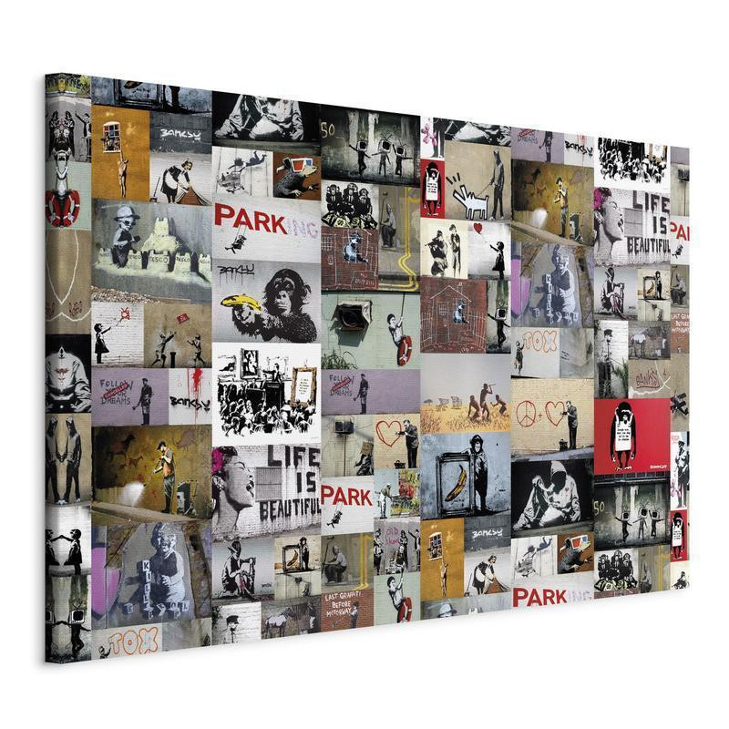 31,90 € Cuadro - Art of Collage: Banksy