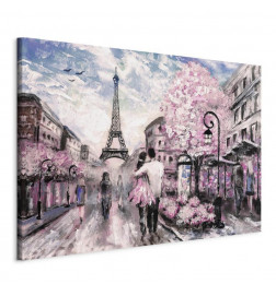 Canvas Print - Pink Paris