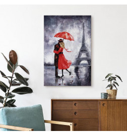 Canvas Print - Love in Paris