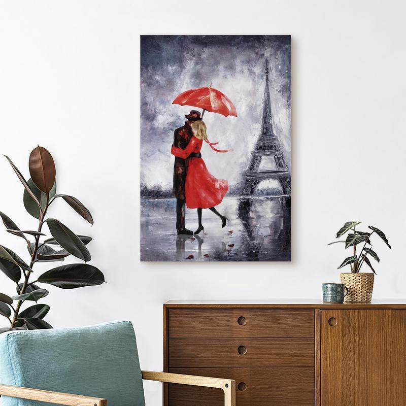 31,90 € Canvas Print - Love in Paris