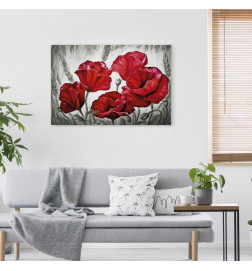 Canvas Print - Poppies in Wheat