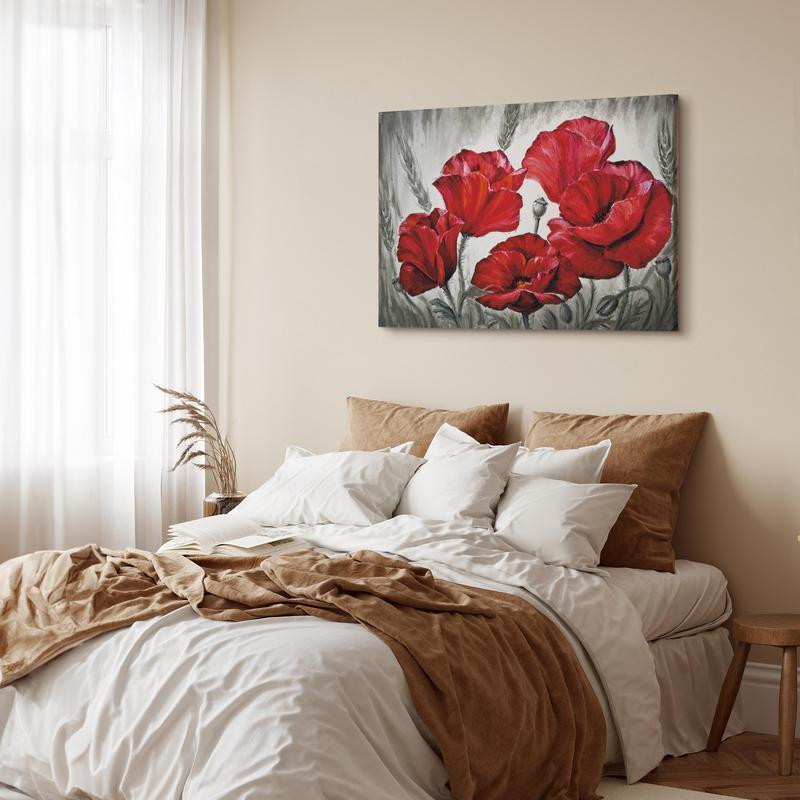 31,90 € Canvas Print - Poppies in Wheat