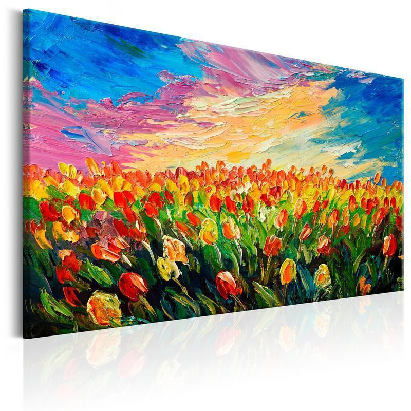 31,90 € Canvas Print - Sea of Tulips