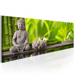 Schilderij - Buddha: Meditation