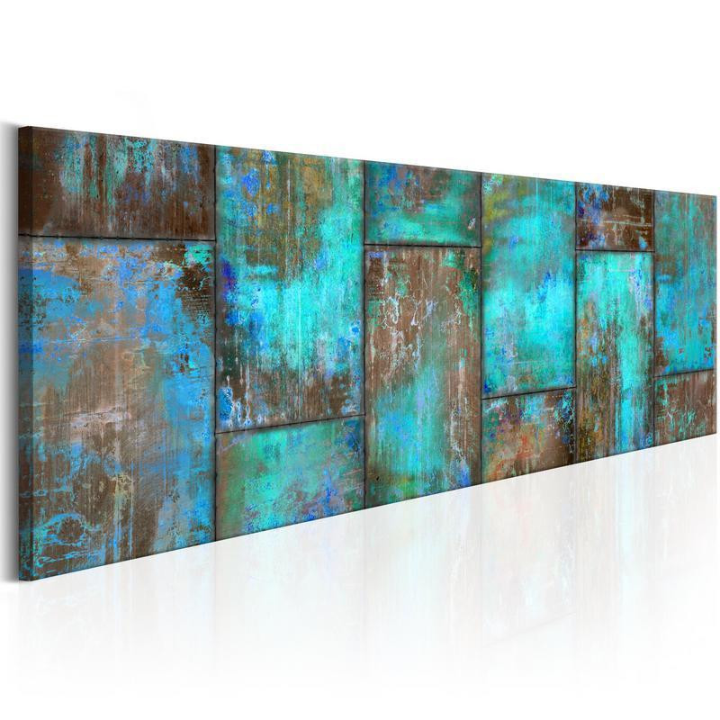 82,90 € Seinapilt - Metal Mosaic: Blue