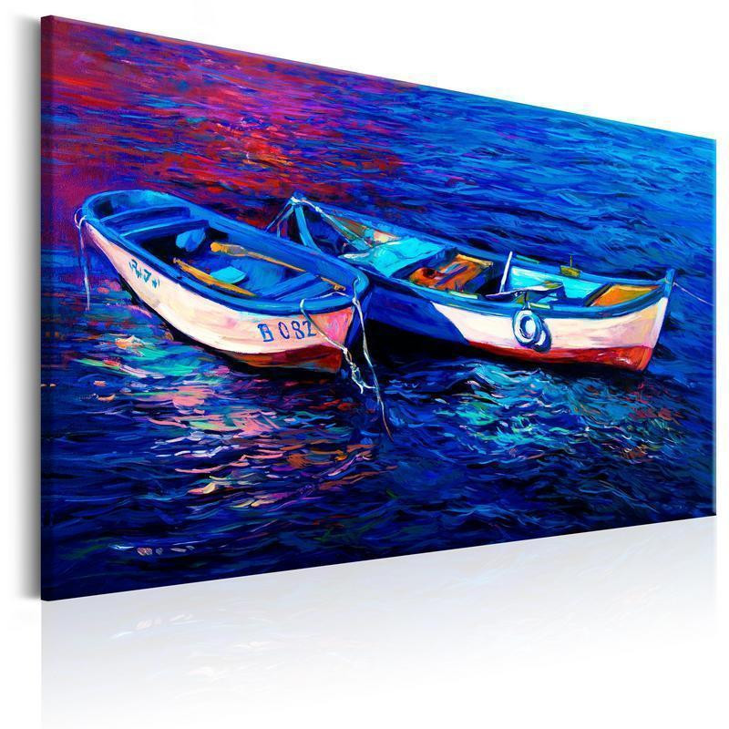 31,90 € Canvas Print - Abandoned Boats