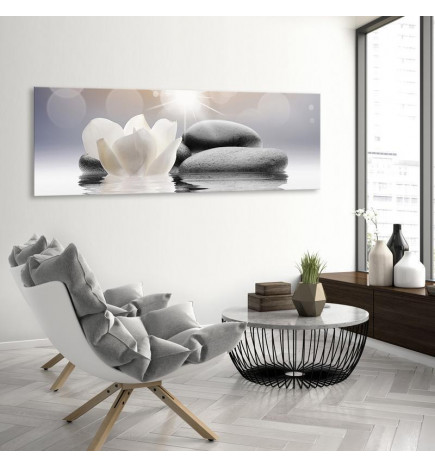 Canvas Print - Pebbles in Water (1 Part) Narrow