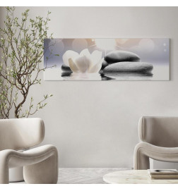 Canvas Print - Pebbles in Water (1 Part) Narrow