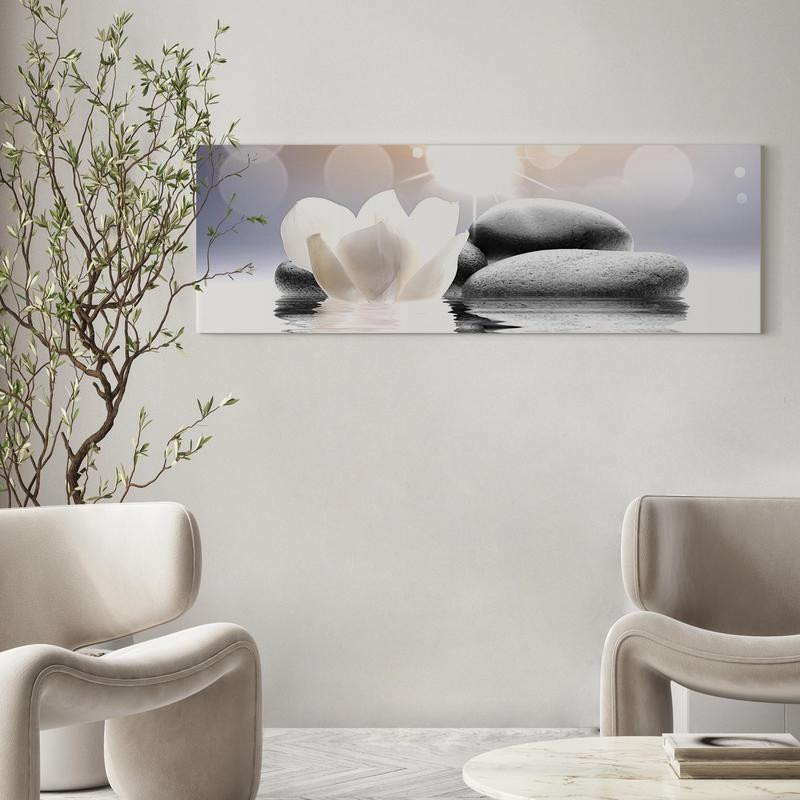 82,90 € Canvas Print - Pebbles in Water (1 Part) Narrow