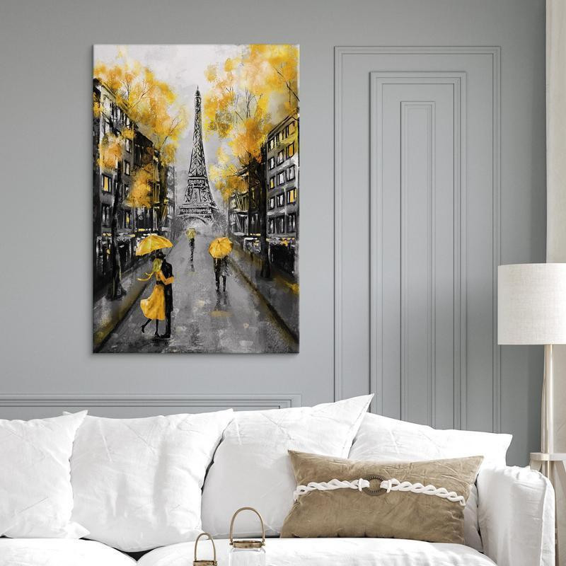 31,90 € Canvas Print - Autumn in Paris (1 Part) Vertical