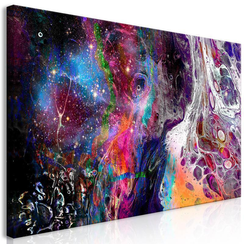 61,90 € Leinwandbild - Colourful Galaxy (1 Part) Wide