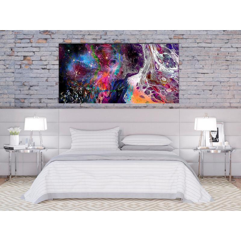 61,90 € Schilderij - Colourful Galaxy (1 Part) Wide