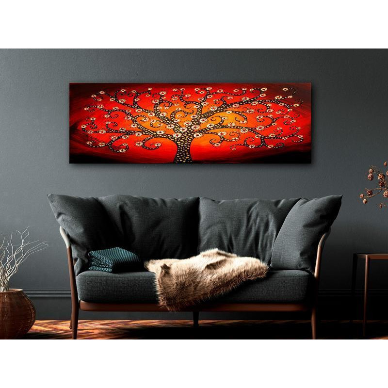 61,90 € Canvas Print - Fiery Tree (1 Part) Narrow