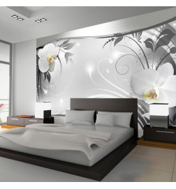 Wall Mural - Silver Abstract